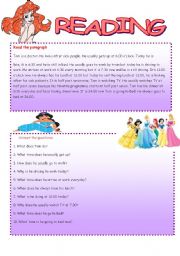 English Worksheet: present simple