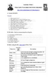 English Worksheet: Oliver Twist