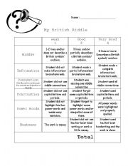 English Worksheet: Riddles