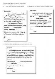 English Worksheet: past simple