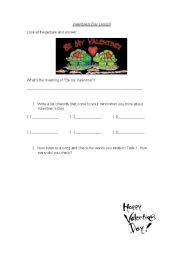 English Worksheet: Valentine - Kina Grannis