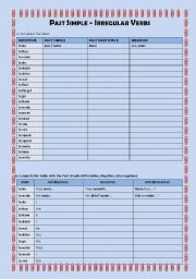 Past Simple_Irregular Verbs