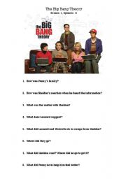 The Big Bang Theory - Season 1,Episode 11