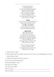 English worksheet: Youre the voice