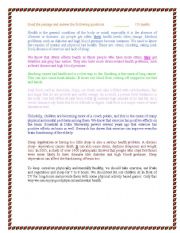 English Worksheet: Reading Cmprehension