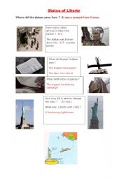 English worksheet: Statue of Liberty