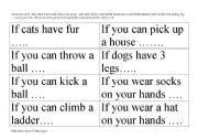 English worksheet: If conjunctions - conditional commands