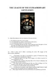 English Worksheet: The League of the Extraordinary Gentlemen