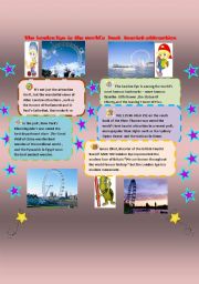 English Worksheet: A simple text about a famous sight in London.