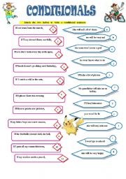 English Worksheet: CONDITIONALS