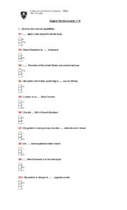English Worksheet: a, an, the