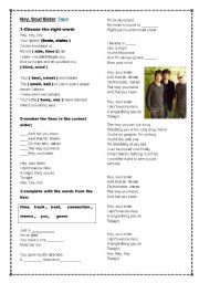 English Worksheet: Hey, soul sister