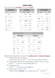 English Worksheet: Present Simple revision