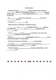 English Worksheet: tense