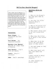 English Worksheet: Did You Hear About The Morgans - Film Worksheet 