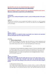 English worksheet: Movie District 9 part 1