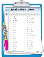 Silent Letters