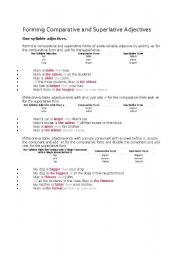 English Worksheet: adjectives