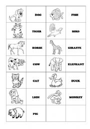 Animals Memory Game