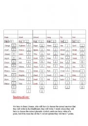 English Worksheet: bank