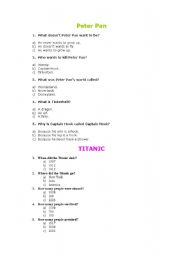 English Worksheet: Cinema questionnaire