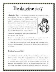 English Worksheet: The Detective Story