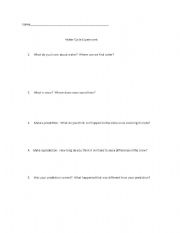 English Worksheet: Water Erosion