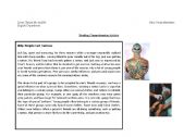 English Worksheet: Tattos Reading