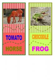 English Worksheet: crazy animals jisaw puzzle 2/3