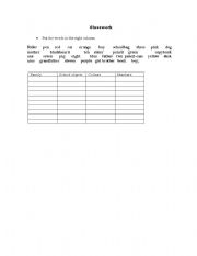 English Worksheet: revision