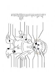 English Worksheet: Body Parts