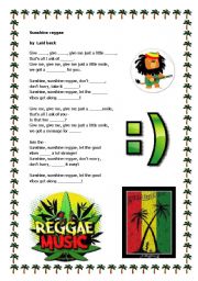 English Worksheet: Sunshine reggae by Laid Back