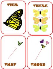 English Worksheet: This-That-These- Those  FLASHCARDS  5/5