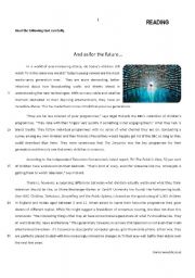 English Worksheet: media