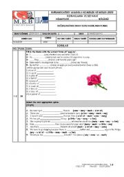 English Worksheet: Spot on 8 Unit 10