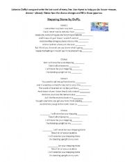 English Worksheet: Duffy - Stepping Stone