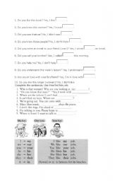 English Worksheet: Personal pronouns practice