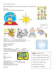 English Worksheet: My Girl by the Temptations