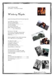English Worksheet: Wuthering Heights - song