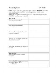 English worksheet: Gone Baby Gone