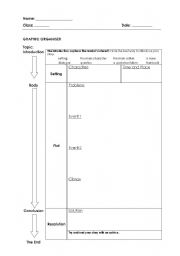 English Worksheet: Graphic Organiser
