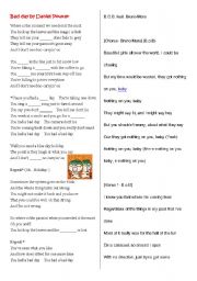 English Worksheet: bad day