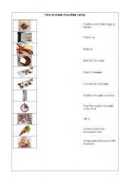 English Worksheet: Easter chocolate recipe