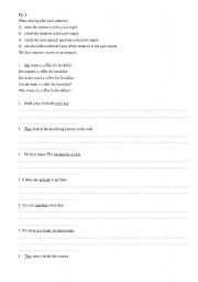 English worksheet: past simple