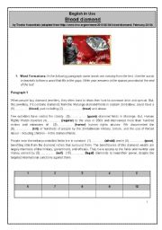 English Worksheet: Blood Diamonds_ English in Use