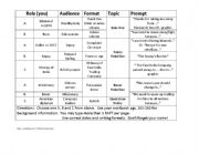 English Worksheet: RAFT on Imperialism