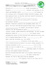 English Worksheet: Inside Victoria - mixed grammar