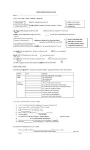 English worksheet: can should ought to