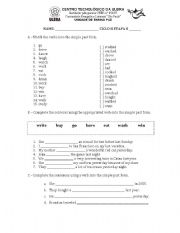 English worksheet: English Test for kids