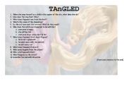 English Worksheet: TANGLED LAST PART